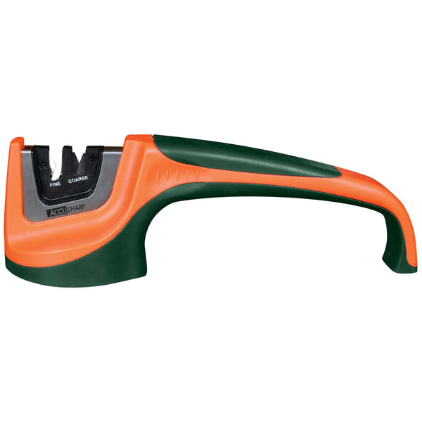 Accusharp nažu asināmais, caurvelkamais (oranžs/zaļš)