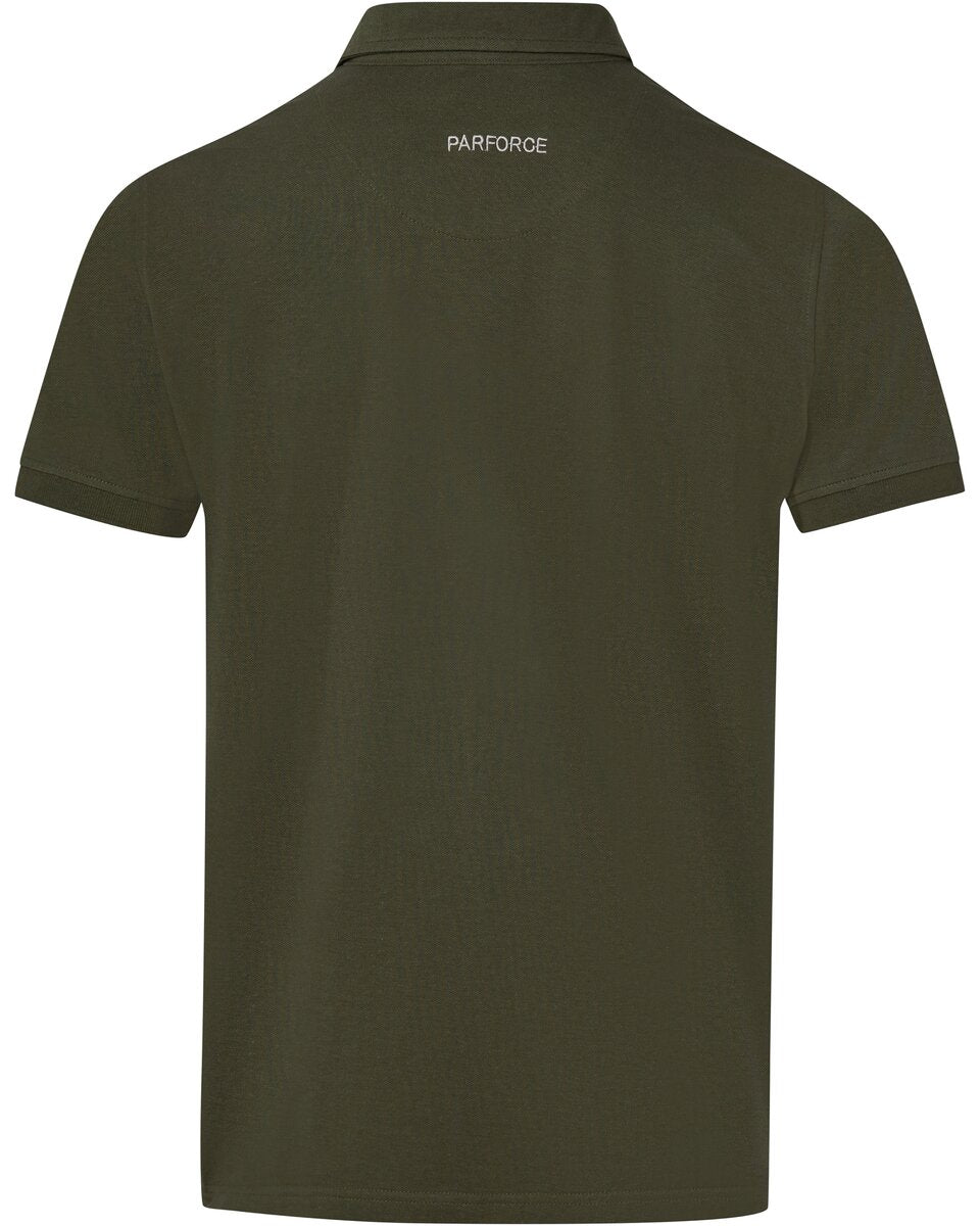 Parforce polo shirt forest animal detail (Olive/Black)