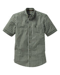 Wald & Forst Oxford check short sleeve shirt (Olive)