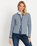 Reitmayer Jacquard cardigan (Light Blue)