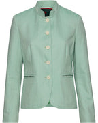 Reitmayer Herringbone stand-up collar jacket (Blue)