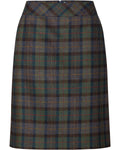 Highmoor Short wool skirt (Navy/Green)