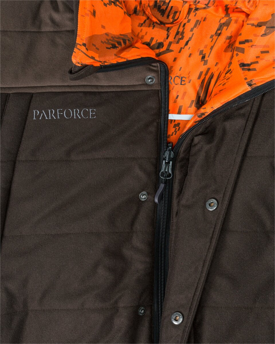 Parforce Sphere reversible winter jacket (Signal orange/brown)