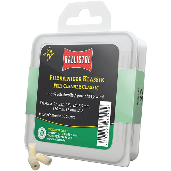 BALLISTOL Filca tīrītājs classic (Kal. .22, 60 gab.)
