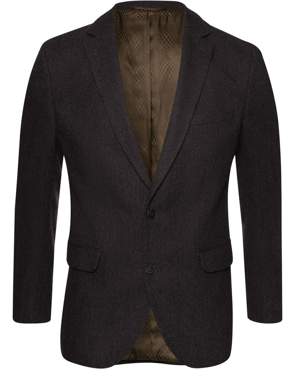 Highmoor Herringbone jacket (Navy/Brown)