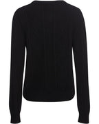 Reitmayer Cardigan with velvet ribbon (Black)
