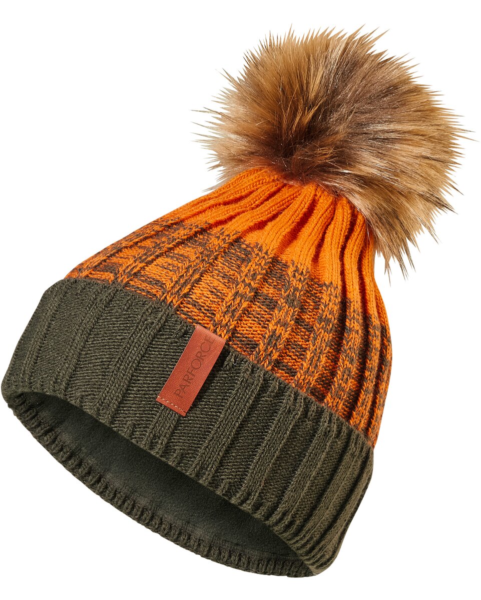 Parforce Active Women's bobble hat (Brown/olive)