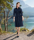 Highmoor Shirt dress (Dark blue)