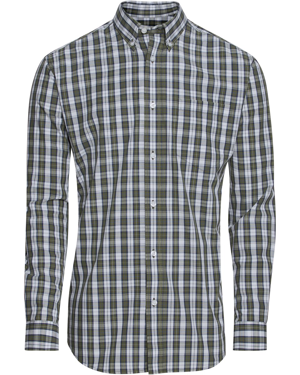 Highmoor Set: Troyer & checked shirt (Green)
