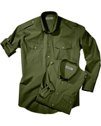 Wald & Forst Twin pack of pilot shirts (Olive)