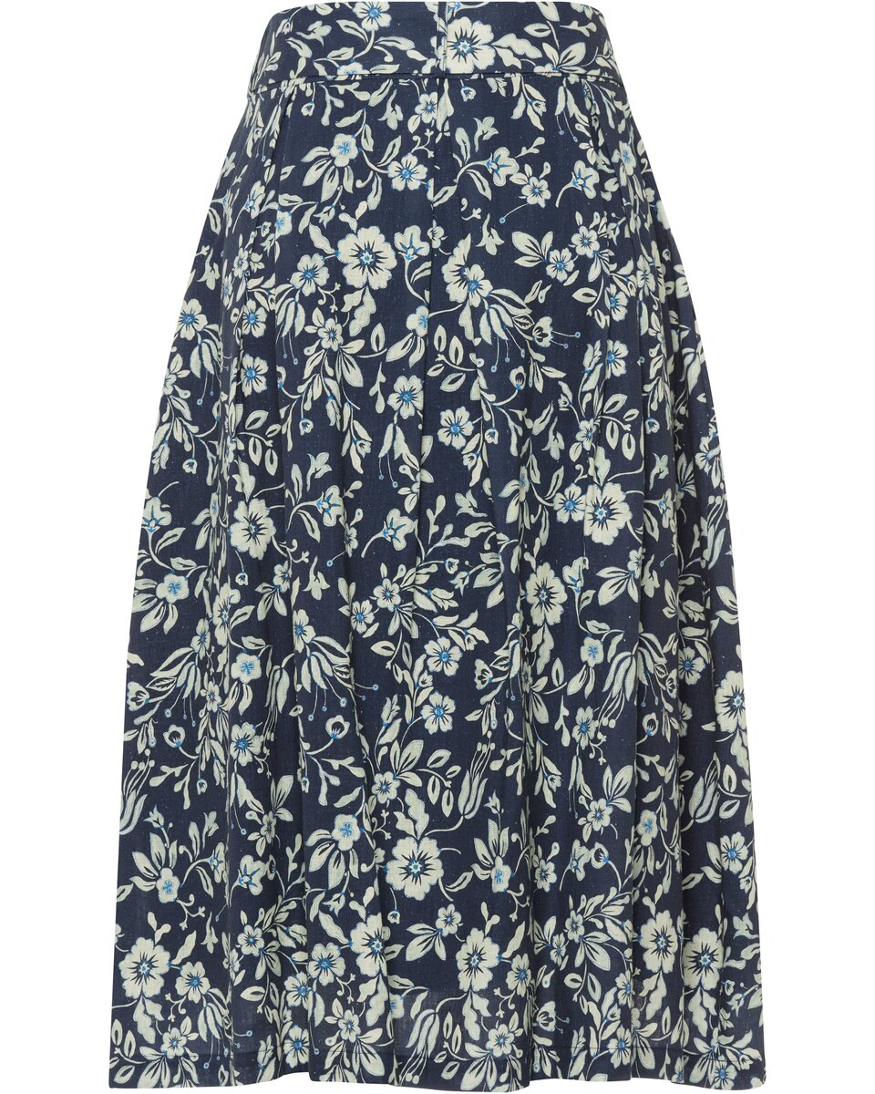 Highmoor Linen skirt (Marine)