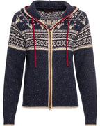 Reitmayer Jacquard zip cardigan (Blue)