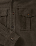 Reitmayer leather overshirt (Olive)