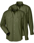 Wald & Forst Twin pack of pilot shirts (Olive)