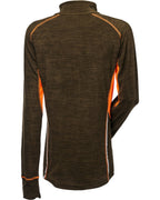 Parforce Women's functional long sleeve Mid-X Hatz-Watz (Olive/signal orange)