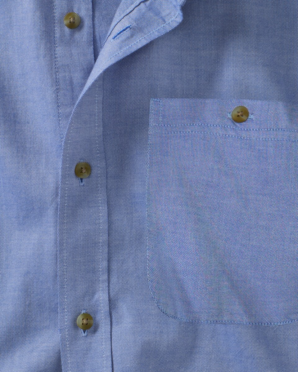 Luis Steindl Oxford shirt with stand-up collar (Light Blue)