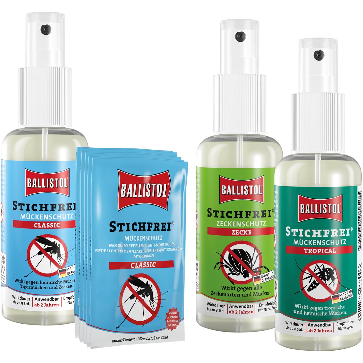 BALLISTOL Insektu atbaidīšanas līdzeklis pret odiem un ērcēm, kas nekodīs