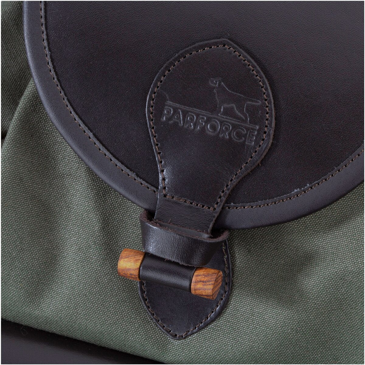 Parforce Backpack with leather applications (Olive)