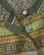 Reitmayer Jacquard cardigan (Brown/Colorful)