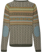 Reitmayer Jacquard cardigan (Brown/Colorful)