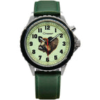 Greiner Watch seat (Motif "Boar" - leather bracelet (Greiner: 1.00.1-D-L))