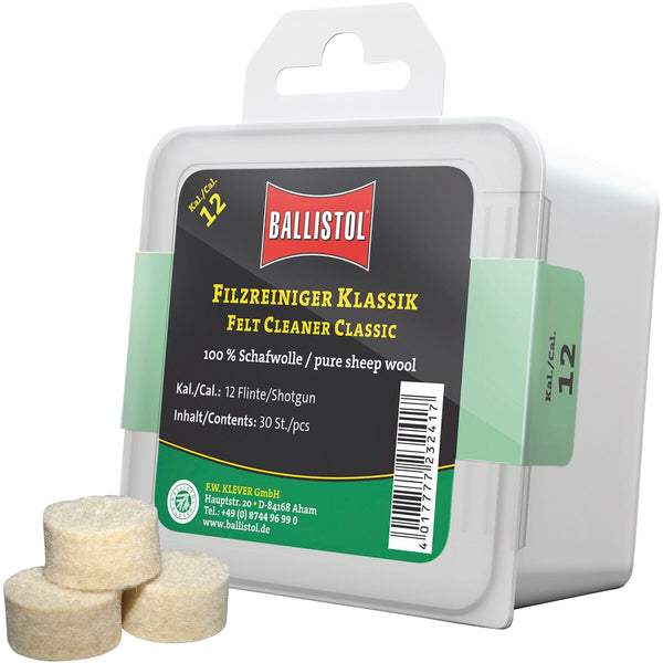 BALLISTOL filca tīrītājs classic (kal. 12, 30 gab.)