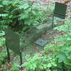 Live catch trap – two trap doors ((LxWxH): approx. 150x30.5x38 cm, weight: 12.5 kg)