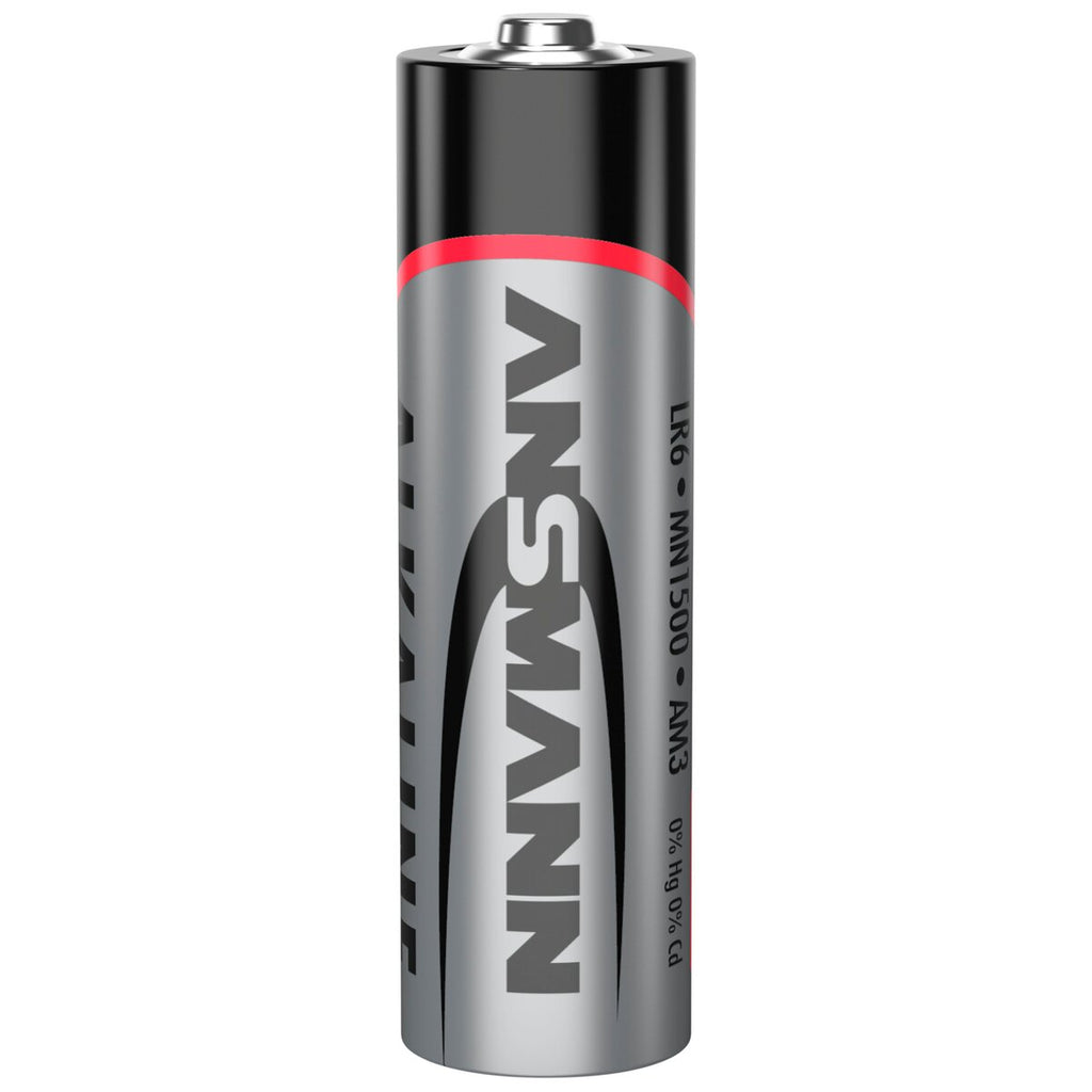Ansmann Alkaline Mignon AA batteries – 100 pieces