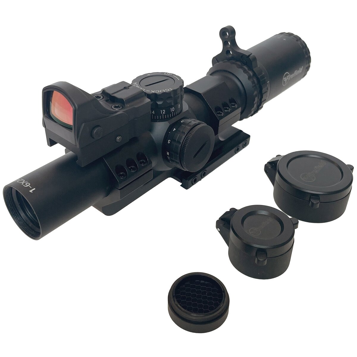 Firefield Kommando Kit RapidStrike 1-6x24 & Impact Mini Red Dot Sight (Absehen Circle Dot)