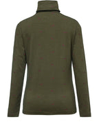 Parforce Women's turtleneck shirt Pheasant (Olive/Bordeaux Pheasant)