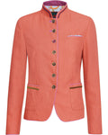 Reitmayer Stand-up collar jacket with contrast (Light orange)