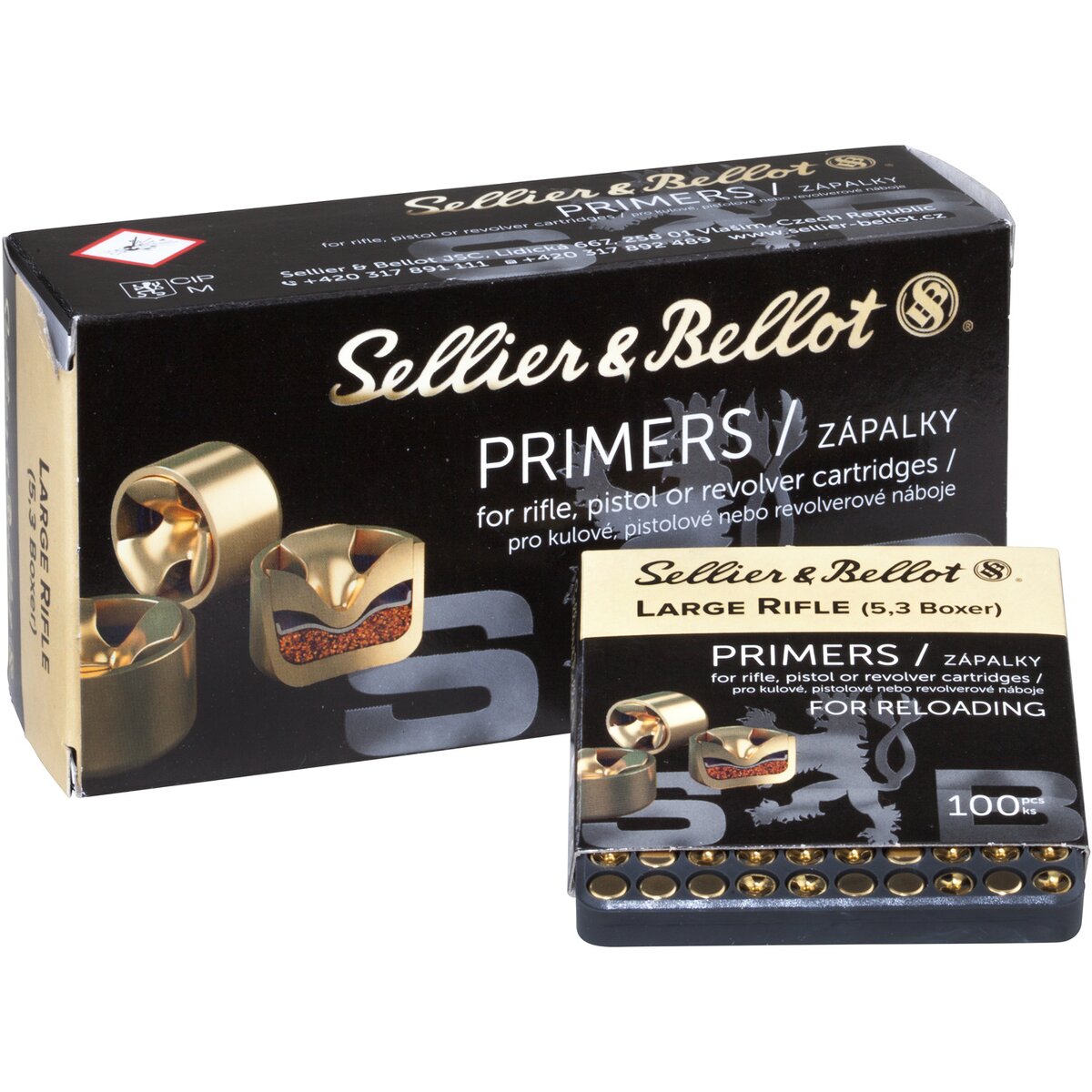 Sellier & Bellot Primer 5.3 mm Large Rifle