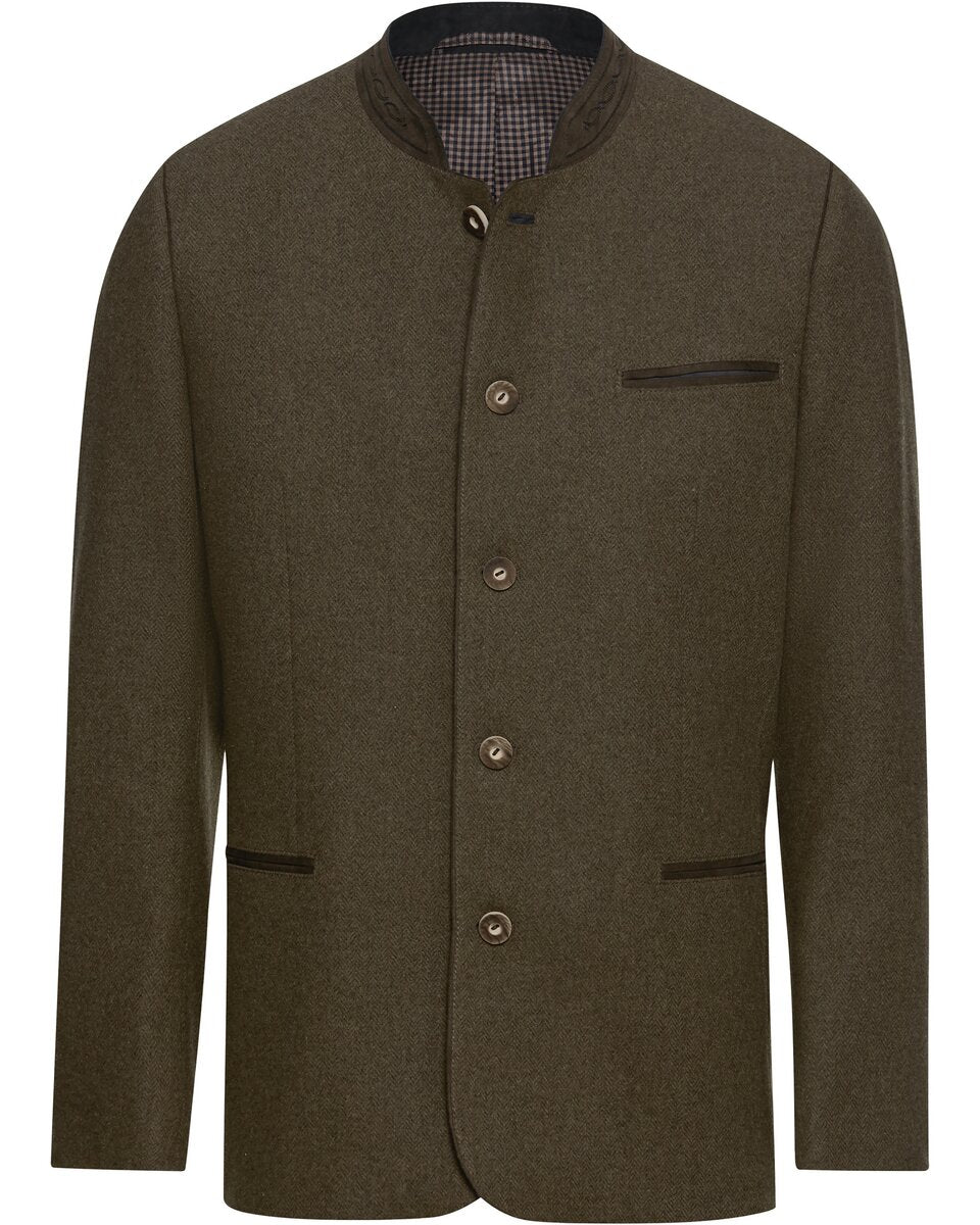 Luis Steindl Herringbone jacket (Olive)