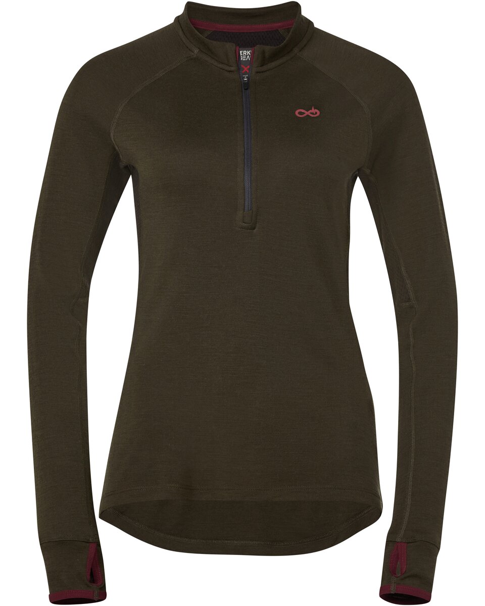 Merkel Gear Merino Crew Shirt Ws (Olive)