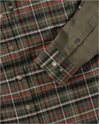 Parforce Spessart hunting shirt with snap fasteners (Olive/red checkered)