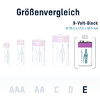 Ansmann Battery Li-Ion 9V E-Block – 1 piece