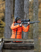 Merkel Gear Women's reversible fleece jacket HELIX (Olive/orange)