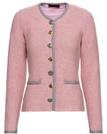 Reitmayer Left cardigan with deer embroidery (Rose/grey)
