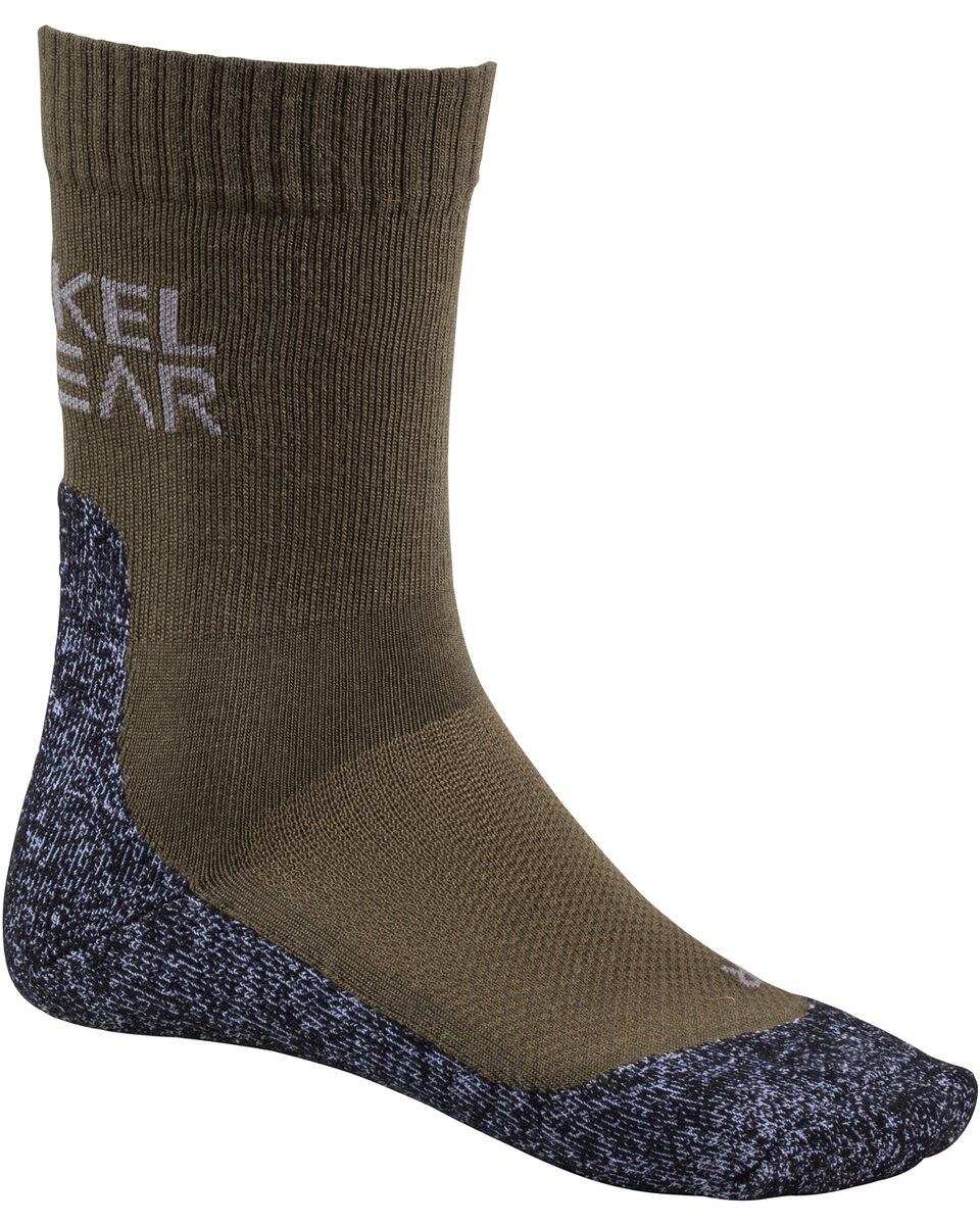 Merkel Gear Merino socks short (Green grey)
