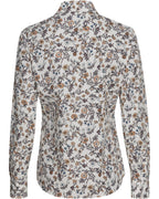 Highmoor Floral print blouse (White/brown/blue)