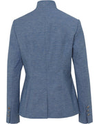 Luis Steindl Stand-up collar jacket (Blue melange)