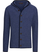 Reitmayer Left-handed cardigan with hood (Blue/Navy)
