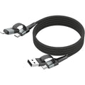 Ansmann Magnetic USB-A & USB-C charging cable