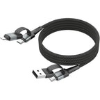 Ansmann Magnetic USB-A & USB-C charging cable