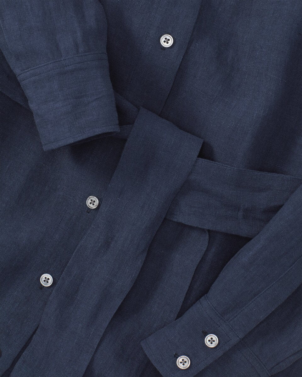 Highmoor Linen dress (Dark blue)