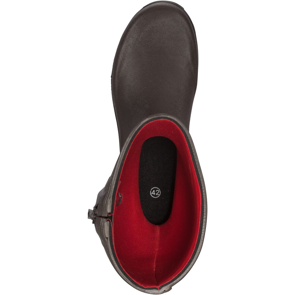 Parforce Rubber boots with zip and neoprene lining (Brown)