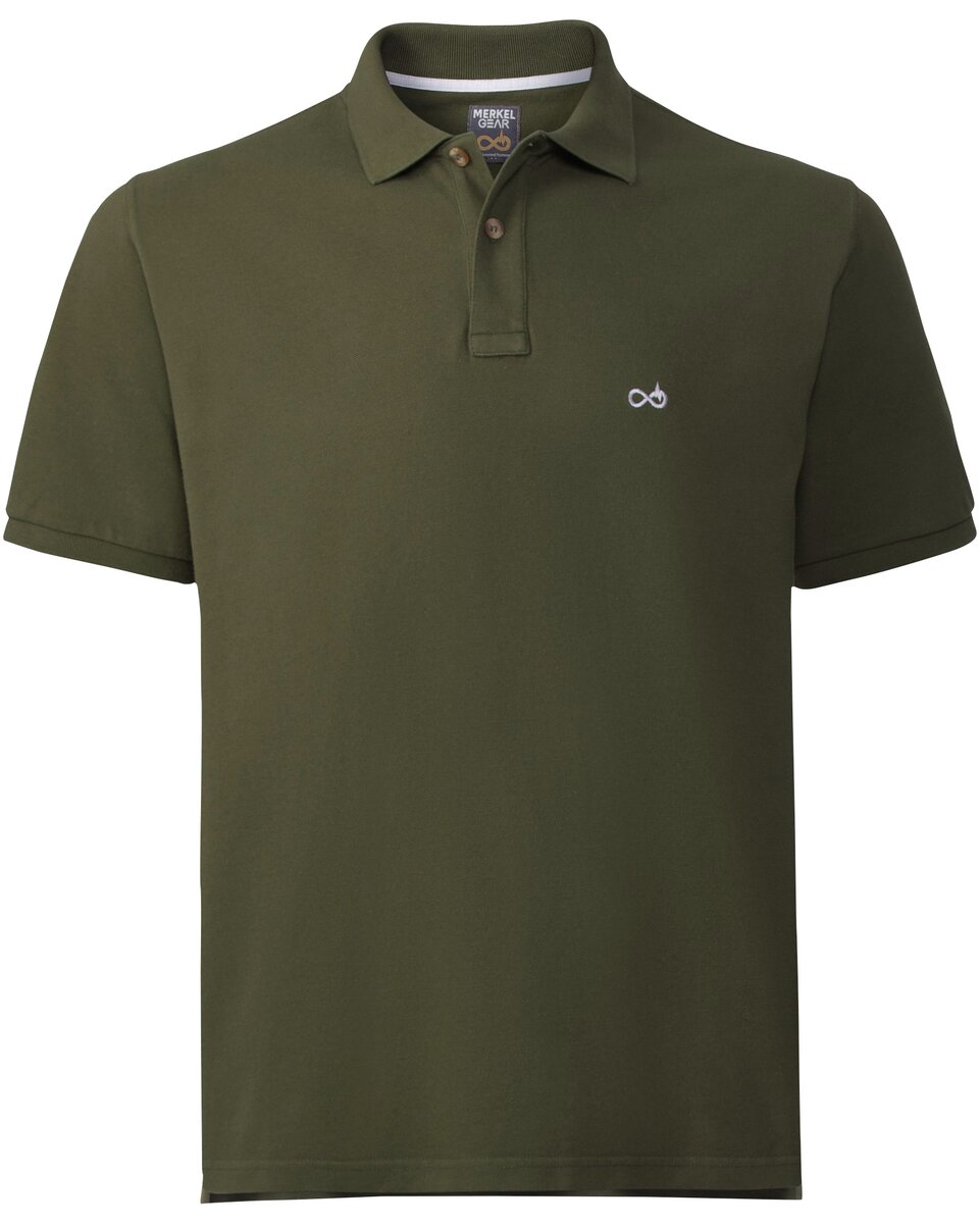 Merkel Gear Organic polo shirt (Olive)