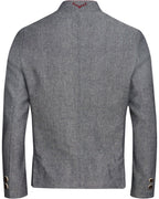 Reitmayer Jacket with embroidery (Grey/Blue)