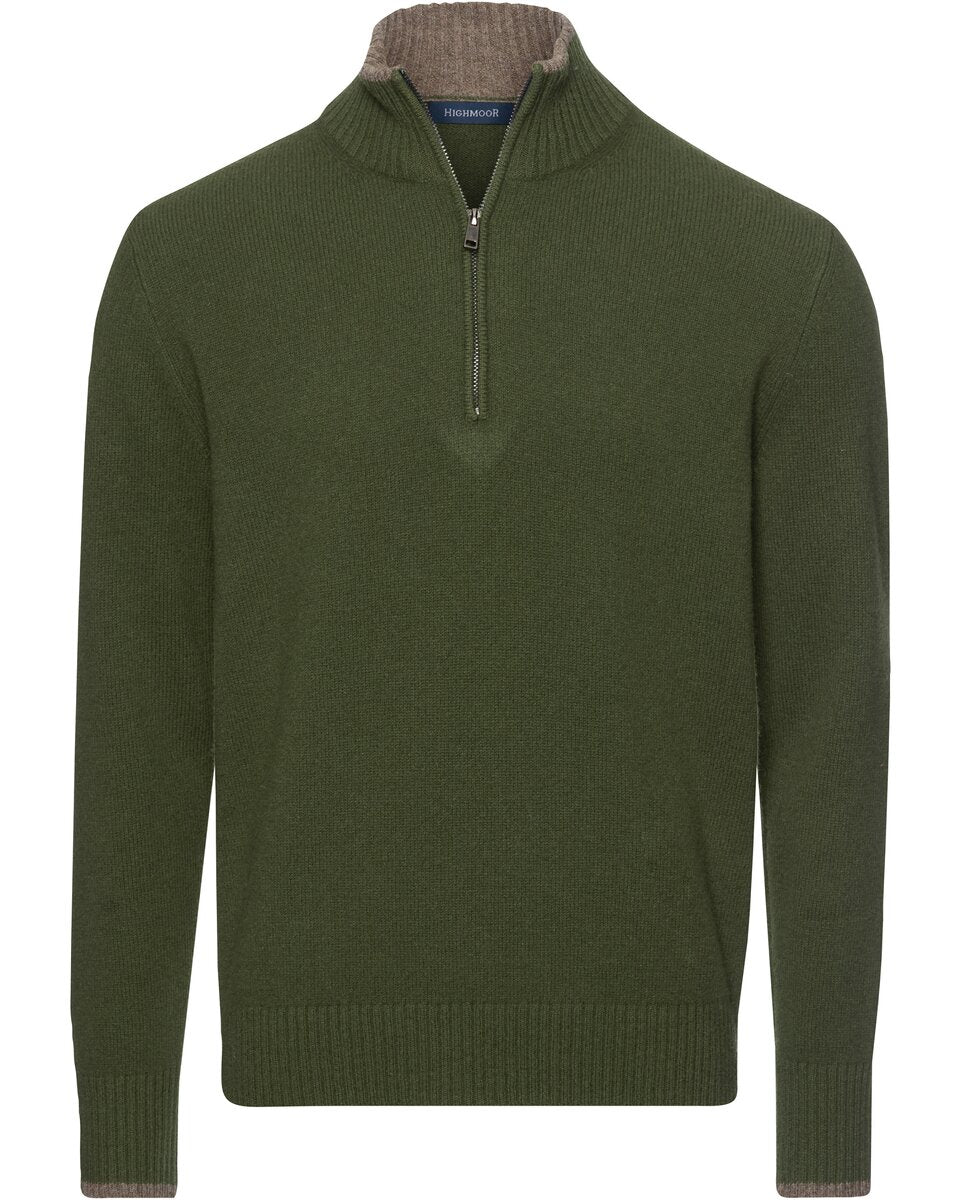 Highmoor Troyer with collar contrast (Bordeaux)