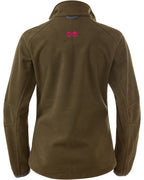 Merkel Gear Women's reversible fleece jacket HELIX (Olive/orange)